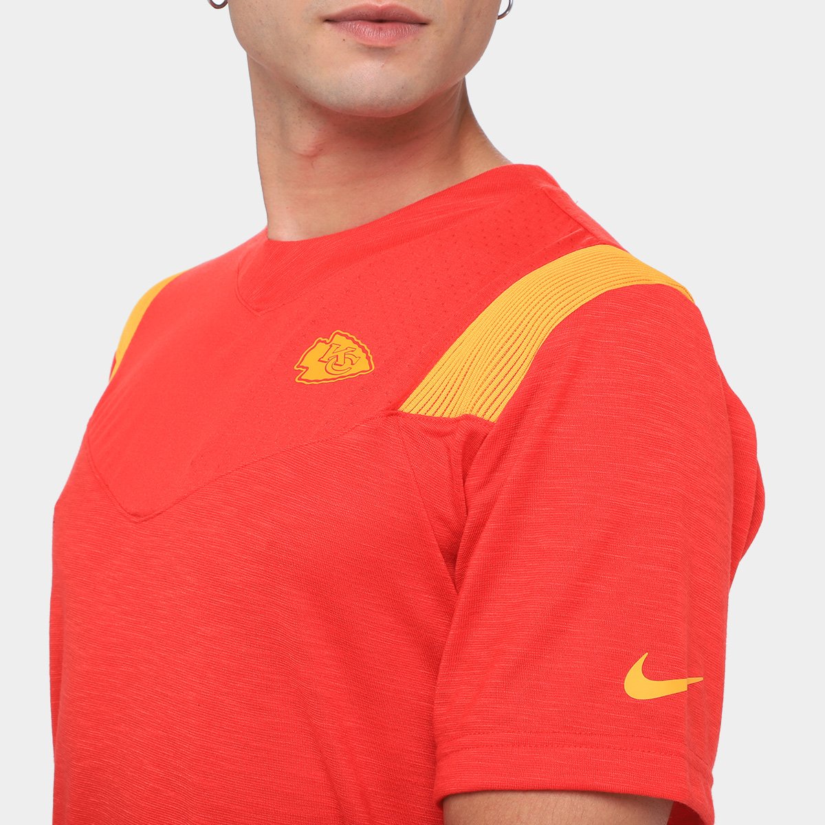 Camiseta Nike NFL Kansas City Chiefs Dri-FIT Player Masculina - Tam: P - 2