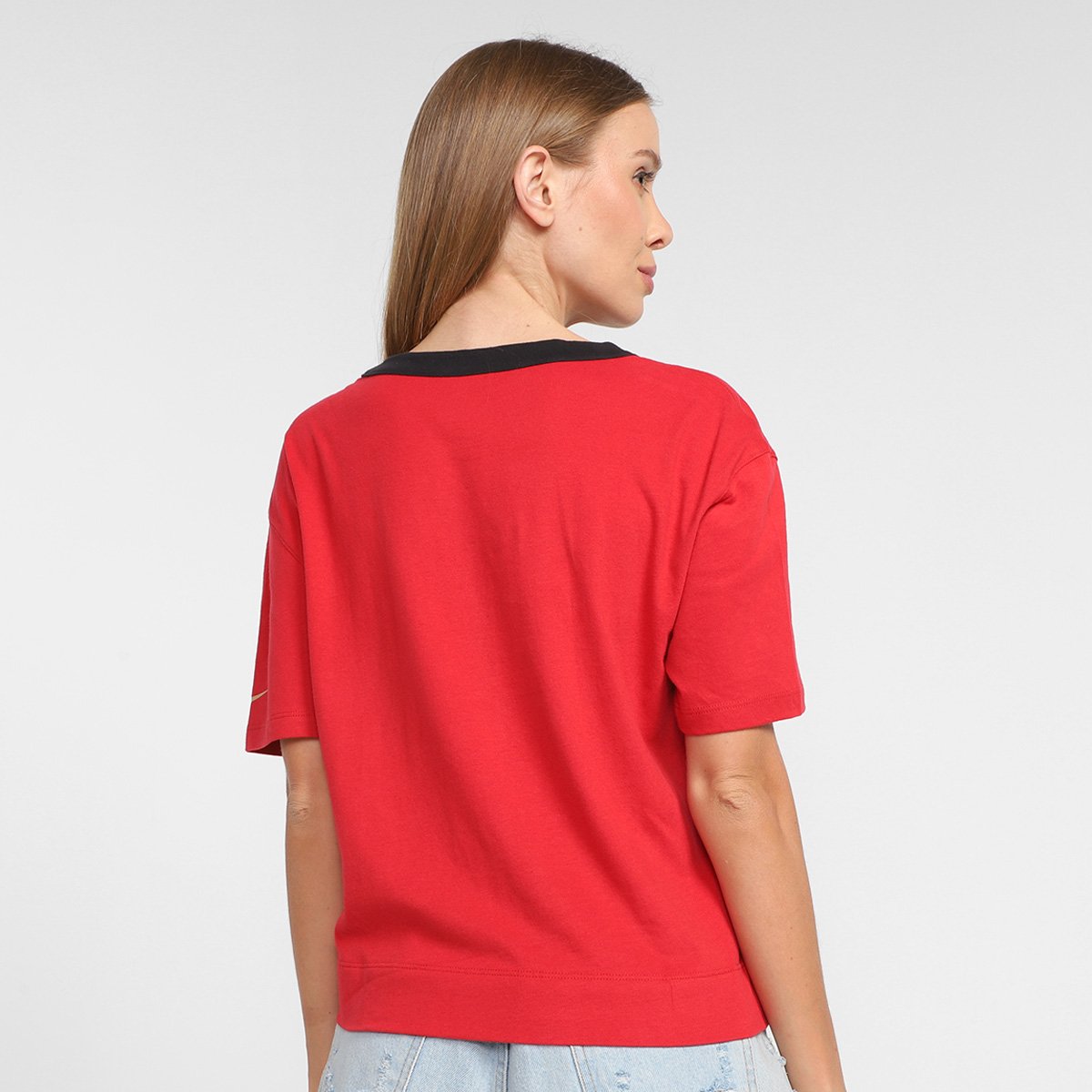 Camiseta Nike NFL San Francisco 49ers High Hip Fashion Feminina - Tam: G - 1