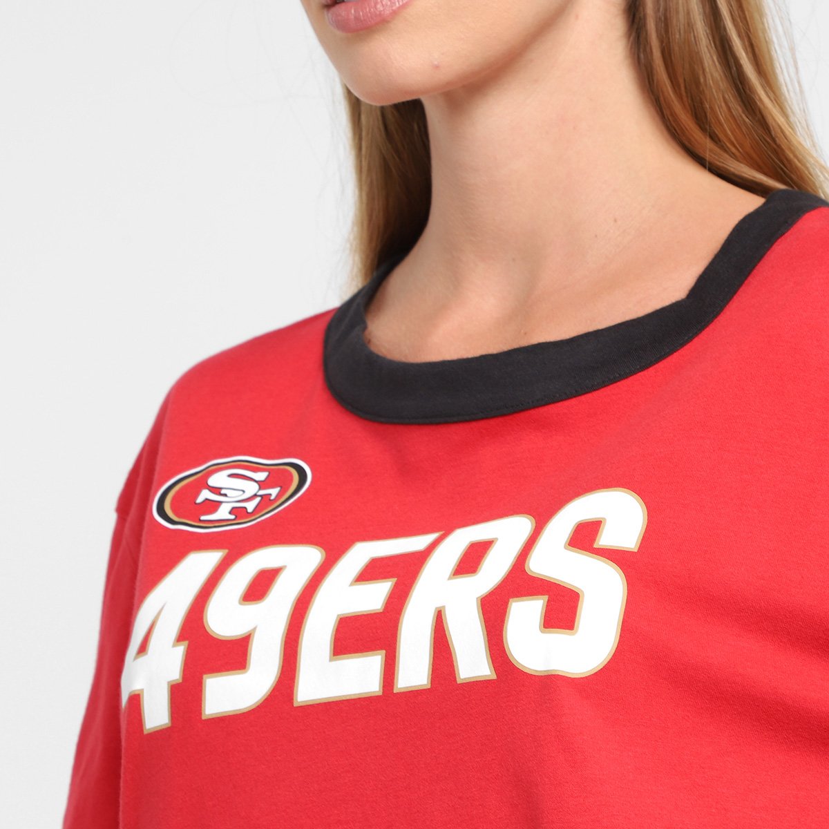 Camiseta Nike NFL San Francisco 49ers High Hip Fashion Feminina - Tam: G - 2