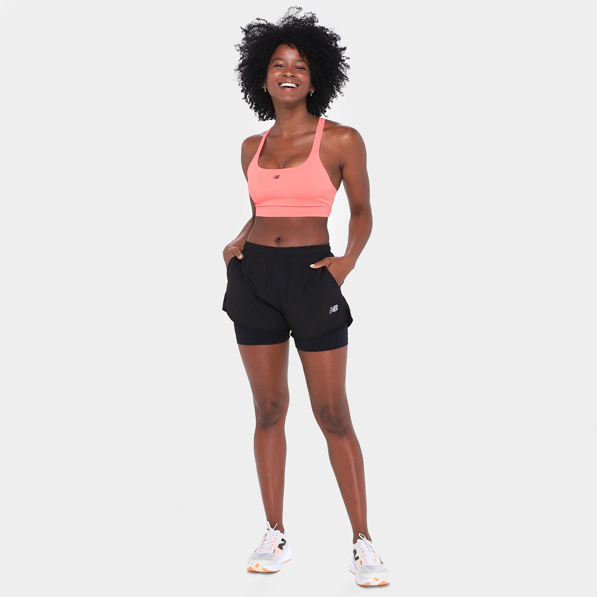 Top New Balance Essentials Run Feminino - Tam: GG - 4