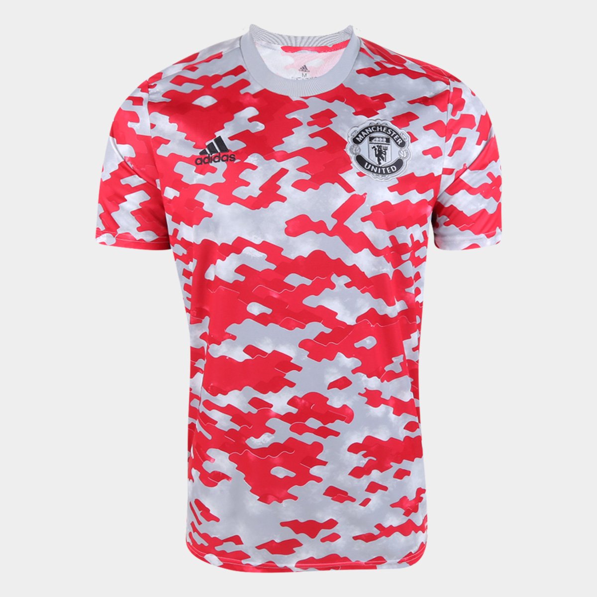 Camisa Manchester United Pré-Jogo 21/22 Adidas Masculina