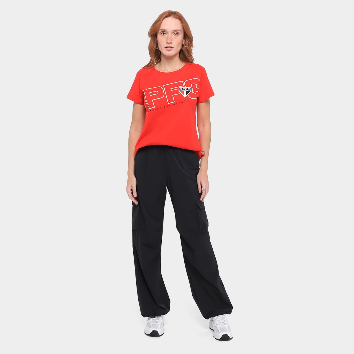 Camiseta São Paulo Feminina - Tam: GG - 3