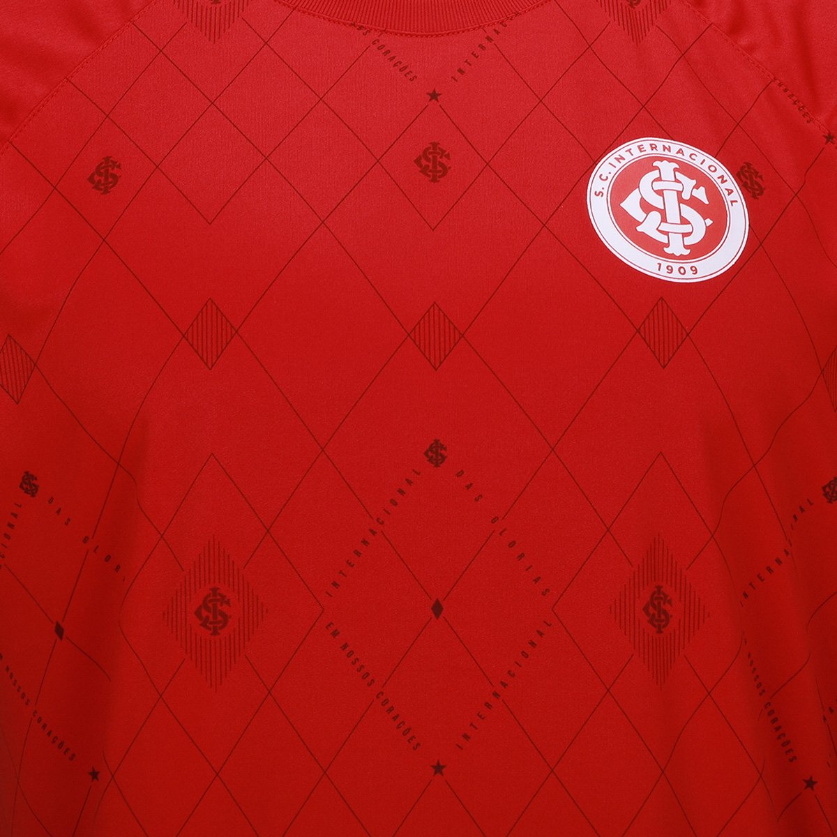 Camiseta Internacional Esportiva Masculina - Tam: M - 2