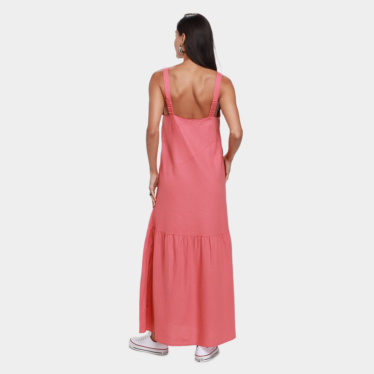Vestido Longo Hering Casual Feminino - Tam: G - 1