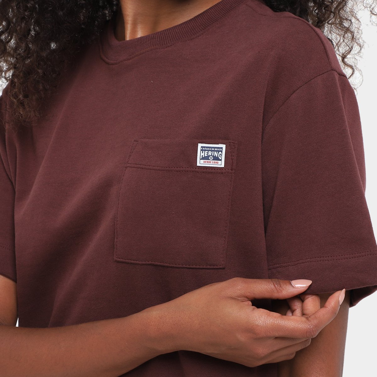 Camiseta Hering Básica Feminina - Tam: P - 2
