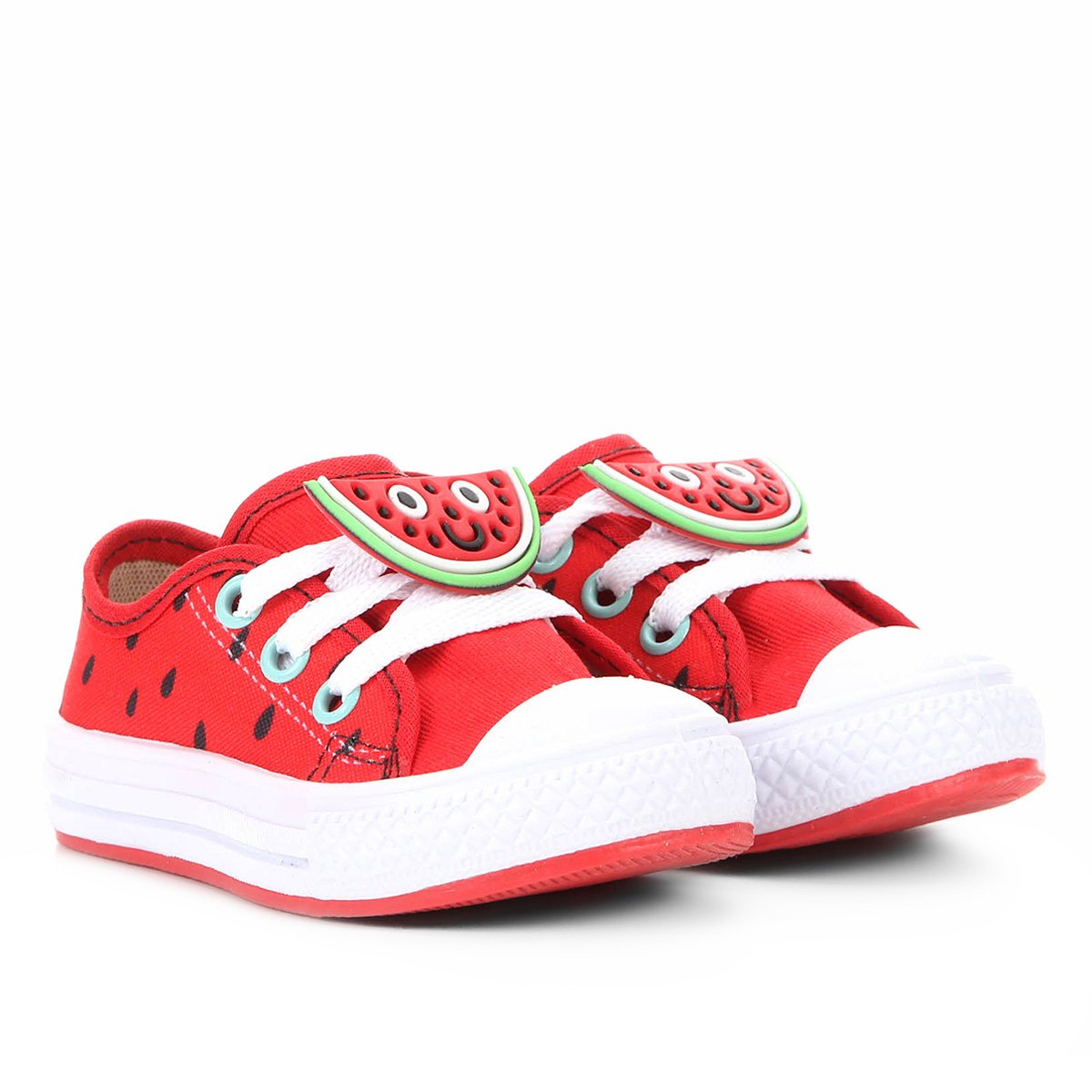 tenis vermelho feminino infantil