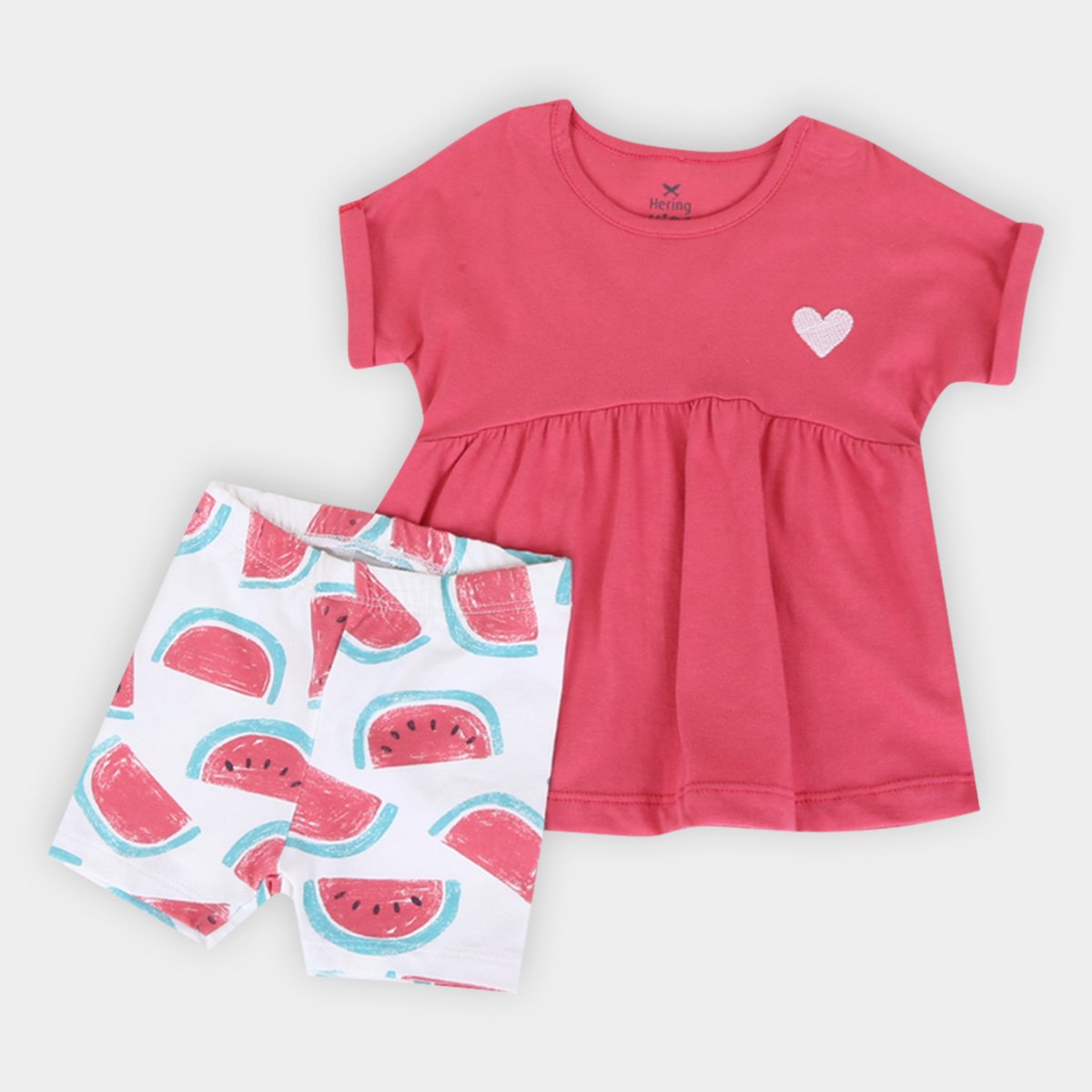 Conjunto Infantil Hering Estampado Feminino