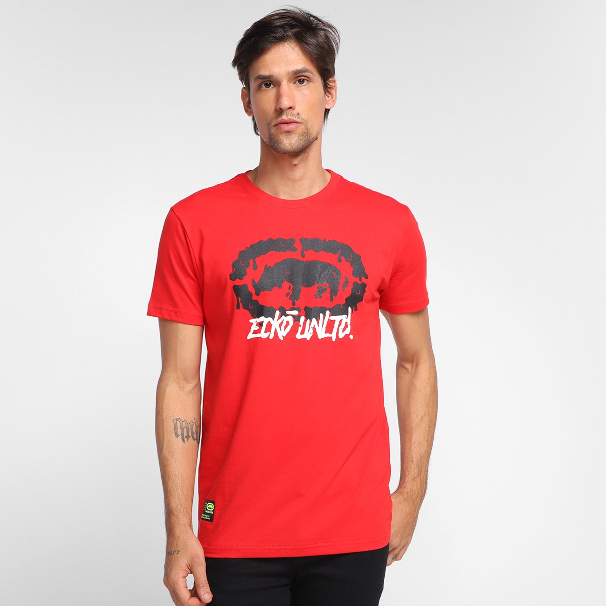 Camiseta Ecko Logo Melt Masculina