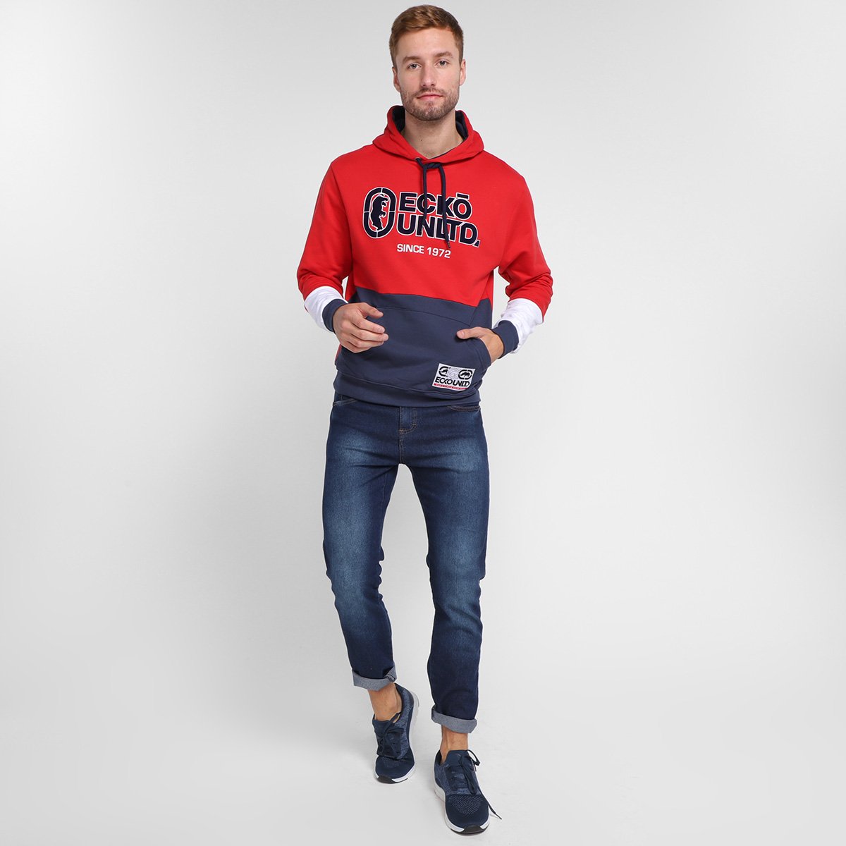 Moletom Ecko Since 1972 Canguru Masculino - Tam: M - 3