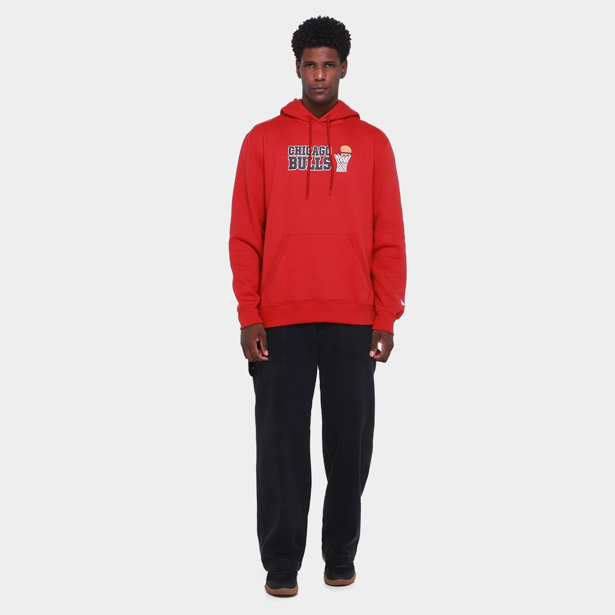 Moletom NBA Chicago Bulls Core New Era Masculino - Tam: P - 3