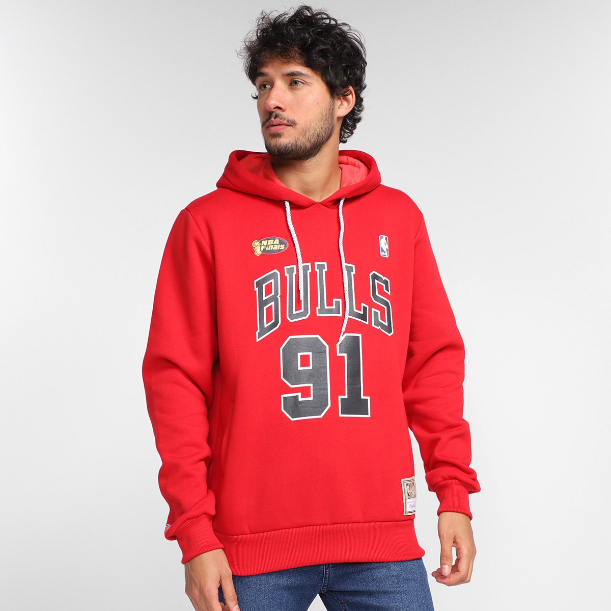 Moletom NBA Chicago Bulls Dennis Rodman Mitchell & Ness Masculina