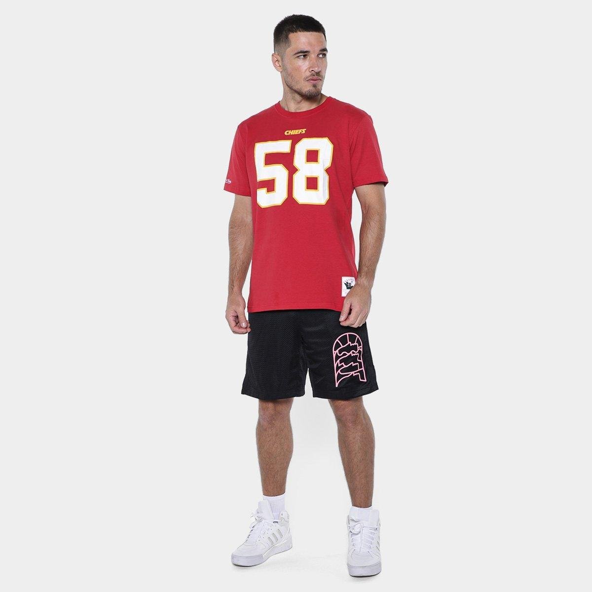 Camiseta Mitchell & Ness Kansas City Chiefs Thomas Masculina - Tam: P - 4