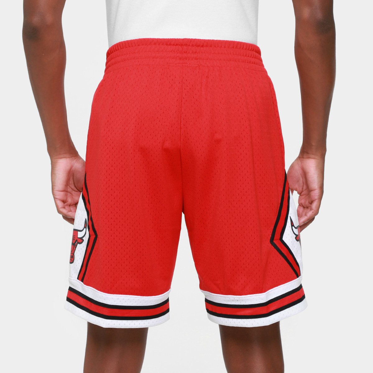Shorts Mitchell & Ness Chicago Bulls Masculino - Tam: M - 1