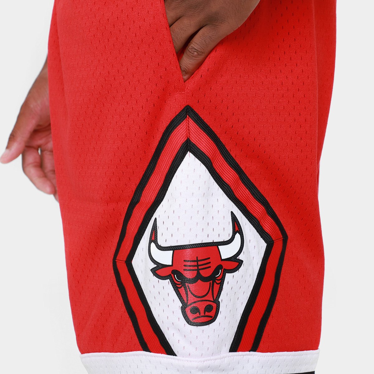 Shorts Mitchell & Ness Chicago Bulls Masculino - Tam: M - 2