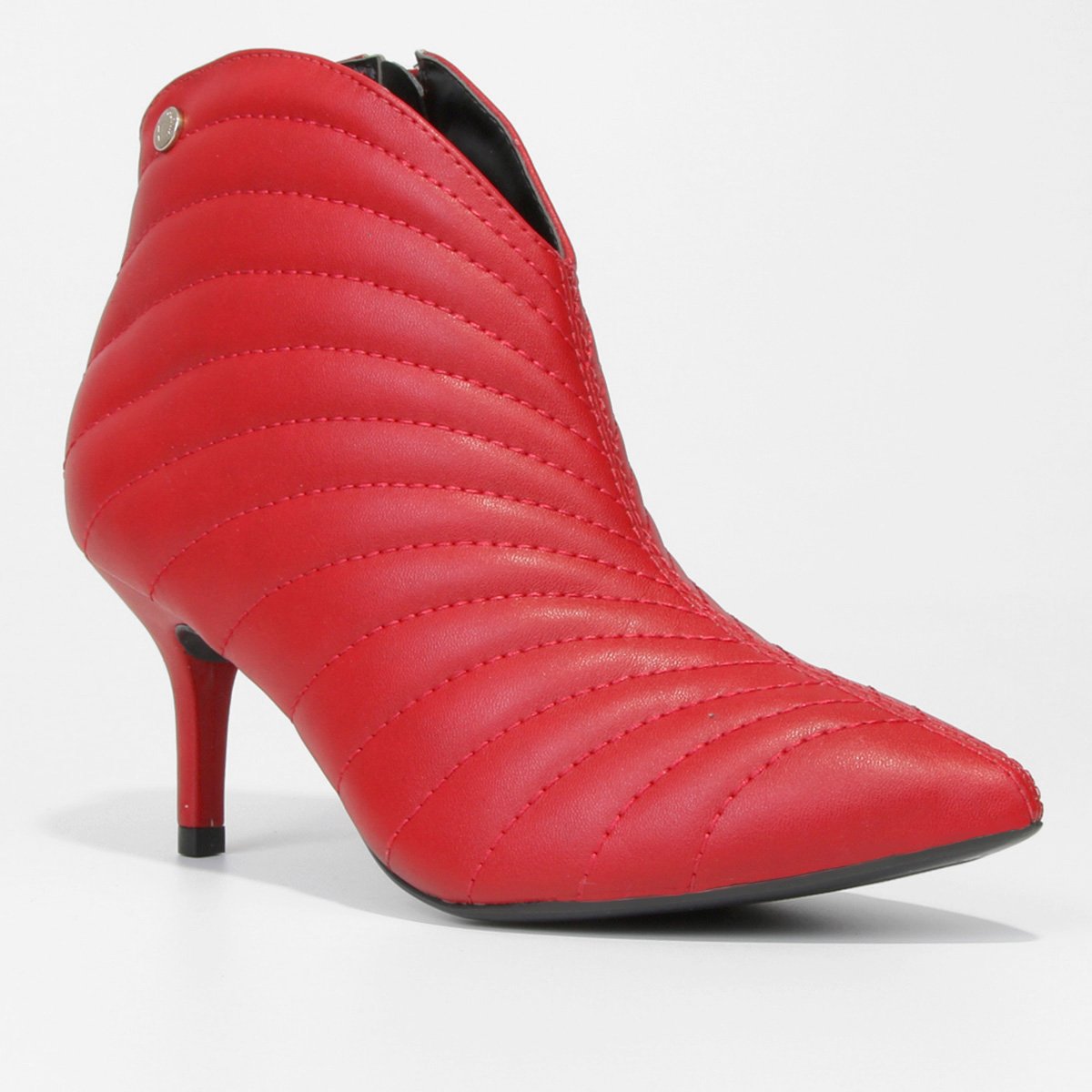 Ankle Boot Via Uno Matelassê Feminina - Tam: 35 - 2