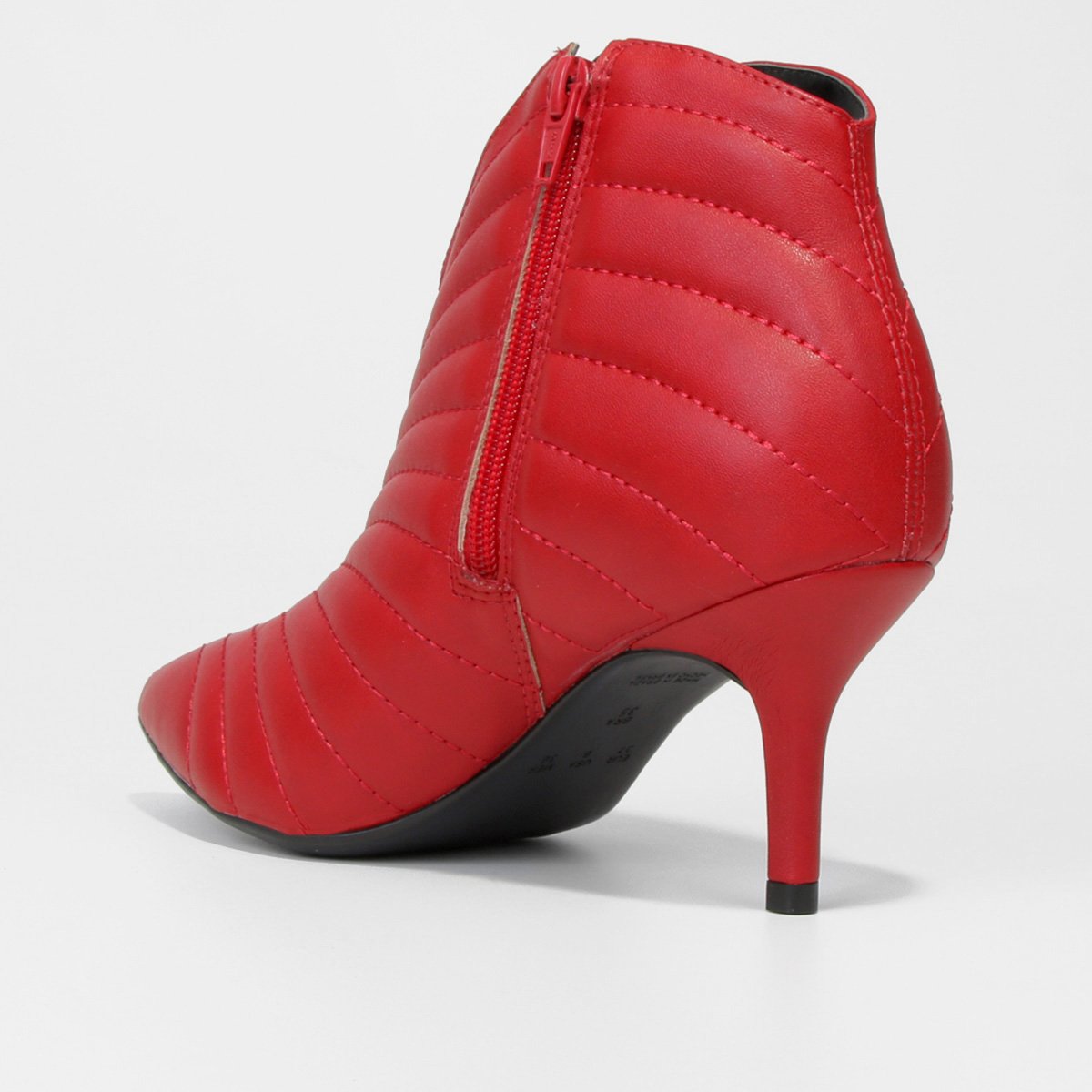 Ankle Boot Via Uno Matelassê Feminina - Tam: 35 - 4