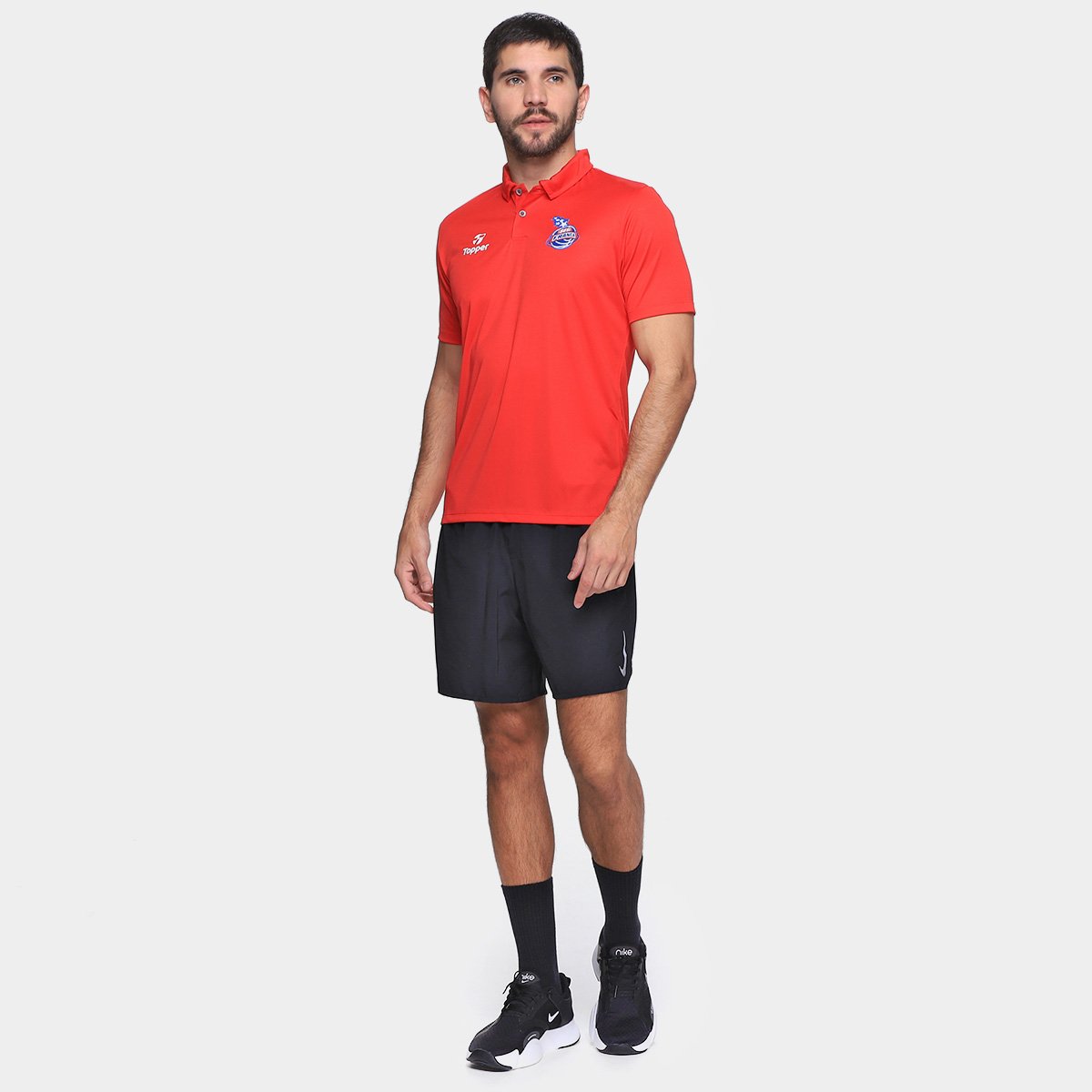 Camisa Polo Topper Franca Passeio Masculina - Tam: P - 3