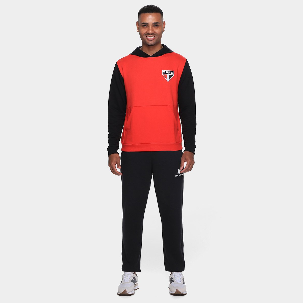 Moletom São Paulo Favorite c/ Capuz Masculino - Tam: M - 3