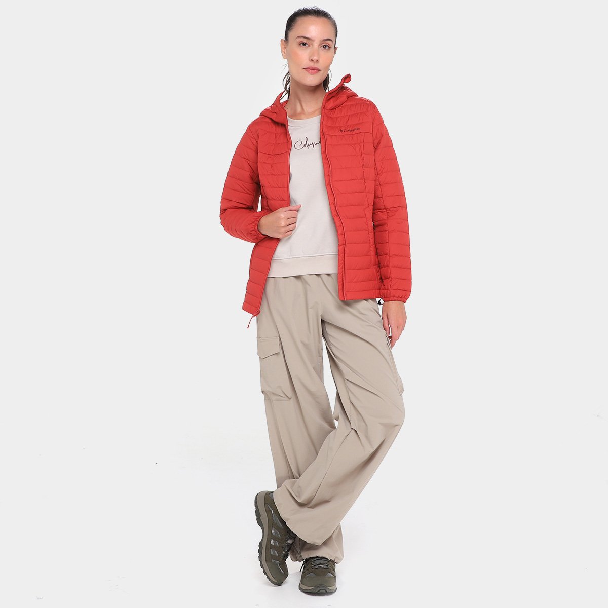 Jaqueta Columbia Silver Falls Com Capuz  Feminina - Tam: M - 4