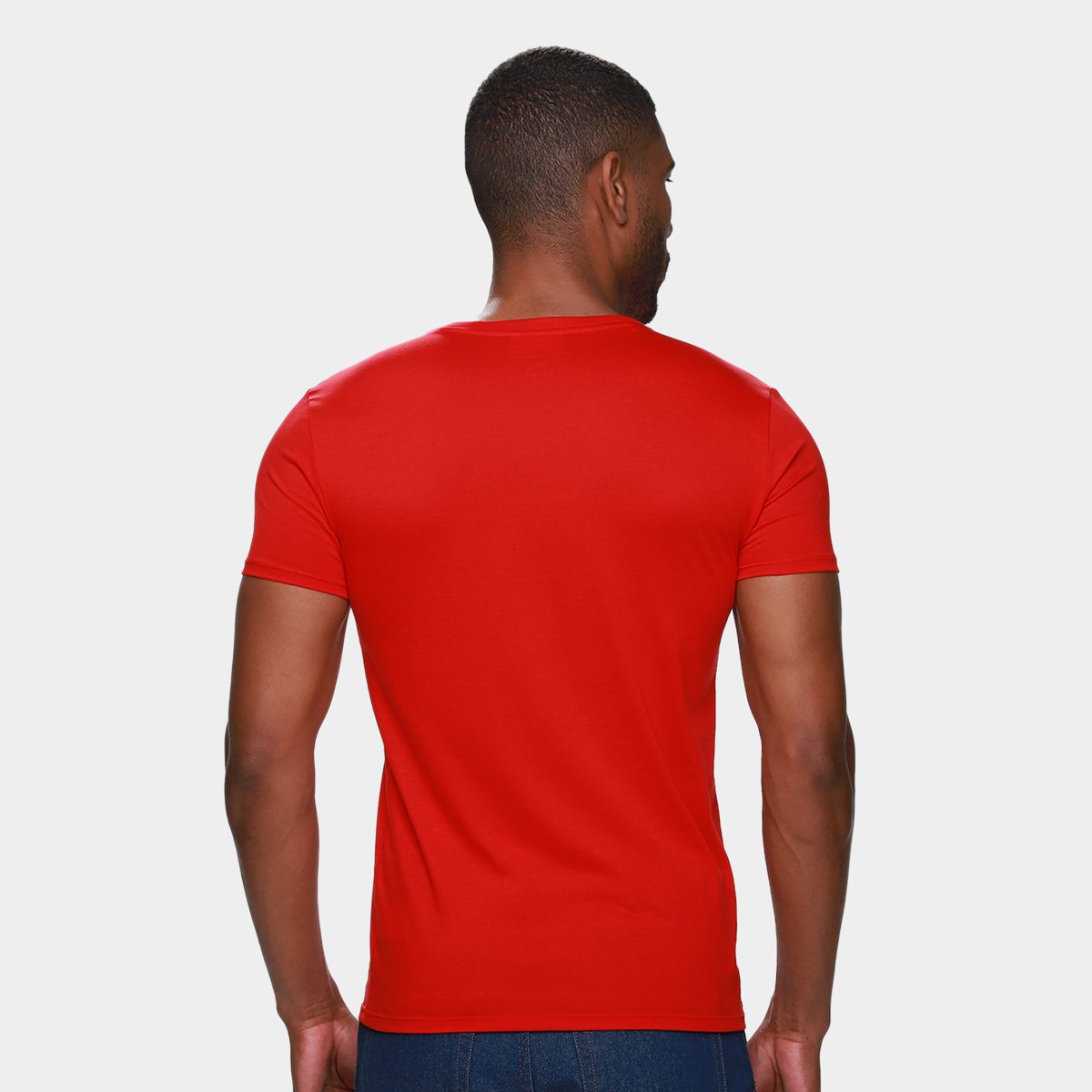 Camiseta Lacoste Logo Masculina - Tam: P - 1