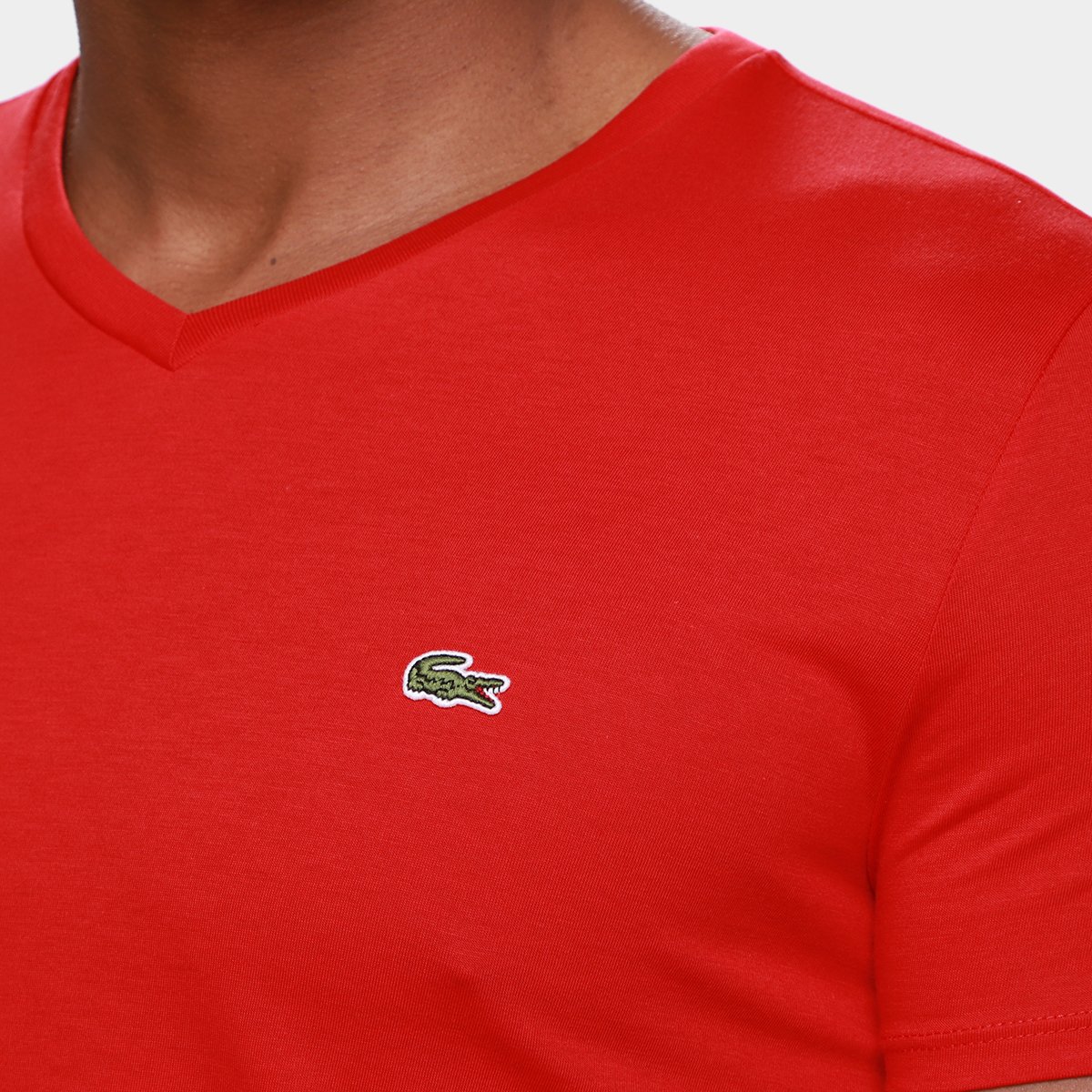 Camiseta Lacoste Logo Masculina - Tam: P - 2