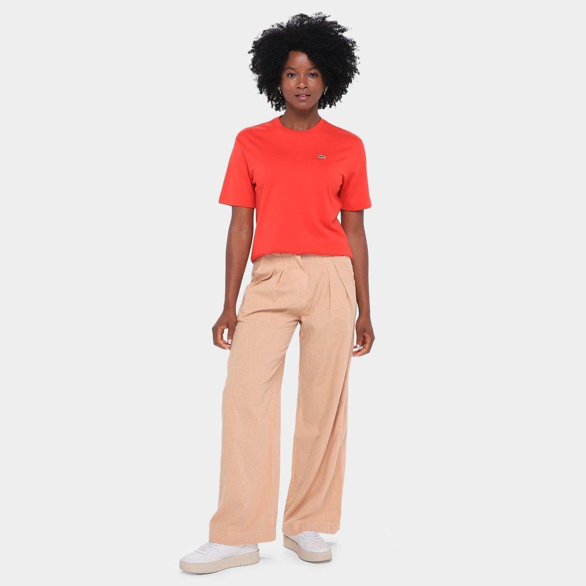 Camiseta Lacoste Casual Feminina - Tam: P - 3