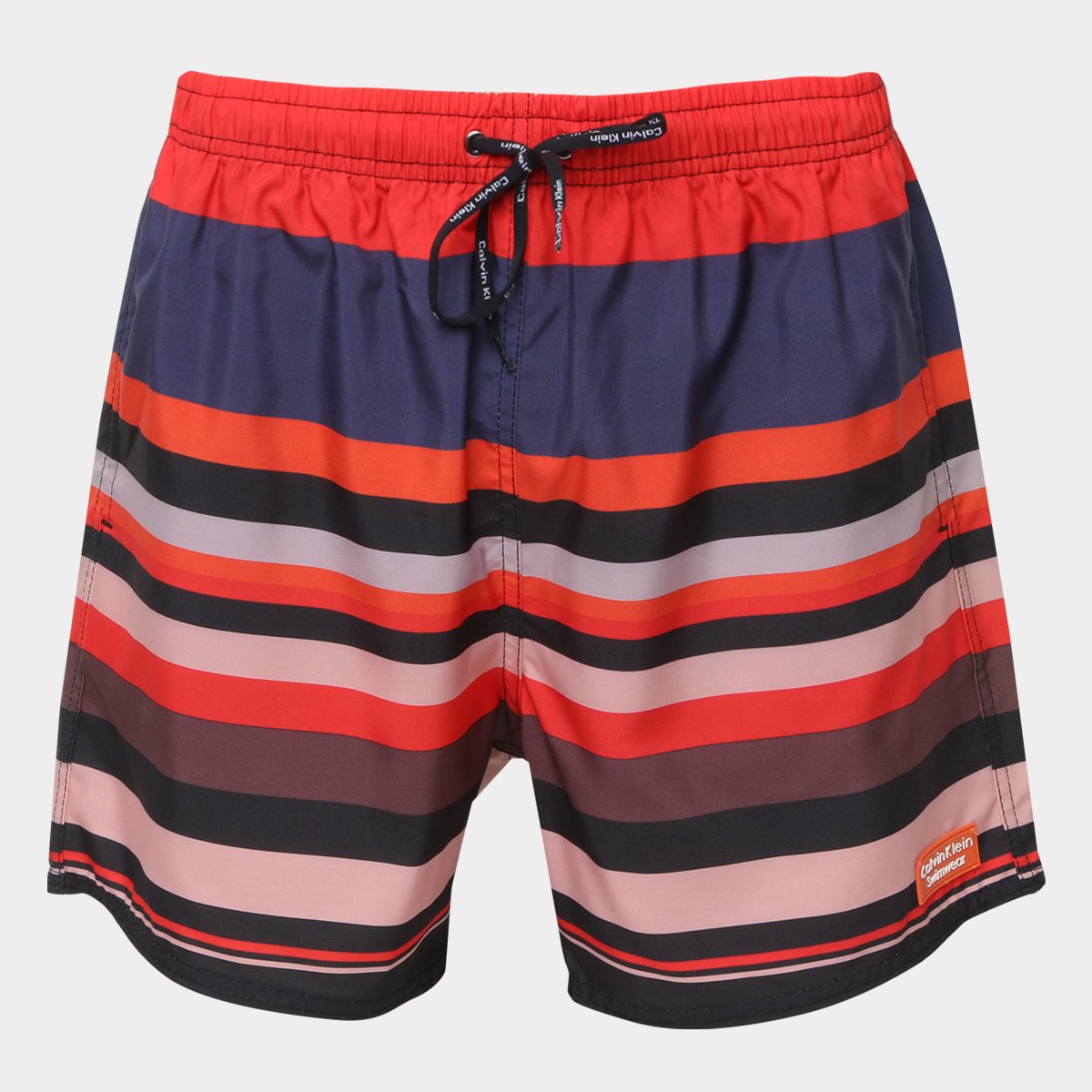 Bermuda de Surf Calvin Klein Listrada Masculina