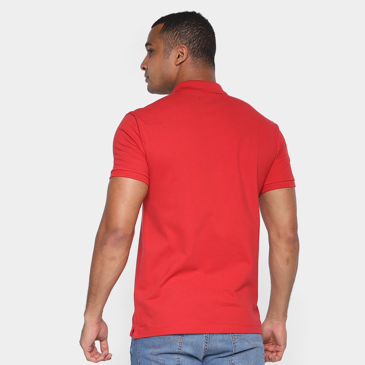 Camisa Polo Slim Calvin Klein Casual Masculina - Tam: P - 1