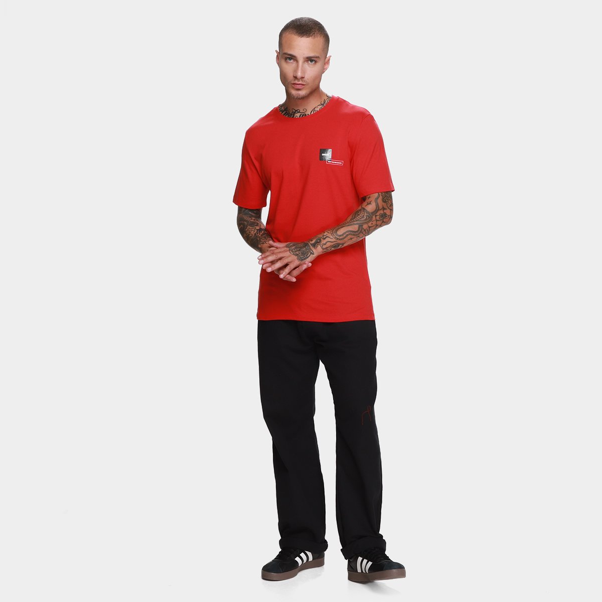 Camiseta Cavalera Indie Rectangle Square Masculina - Tam: P - 3
