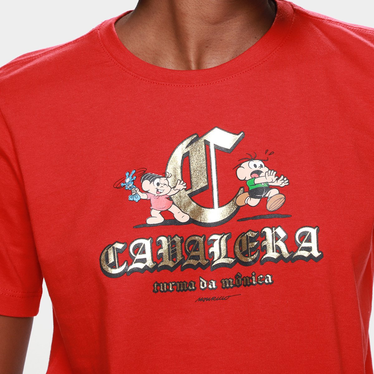 Camiseta Cavalera Folded Dupla e Sansão Feminina - Tam: P - 2