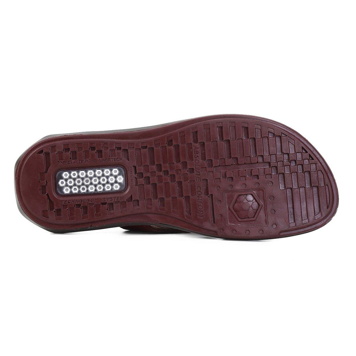 Chinelo Couro Pegada Masculino - Tam: 39 - 2
