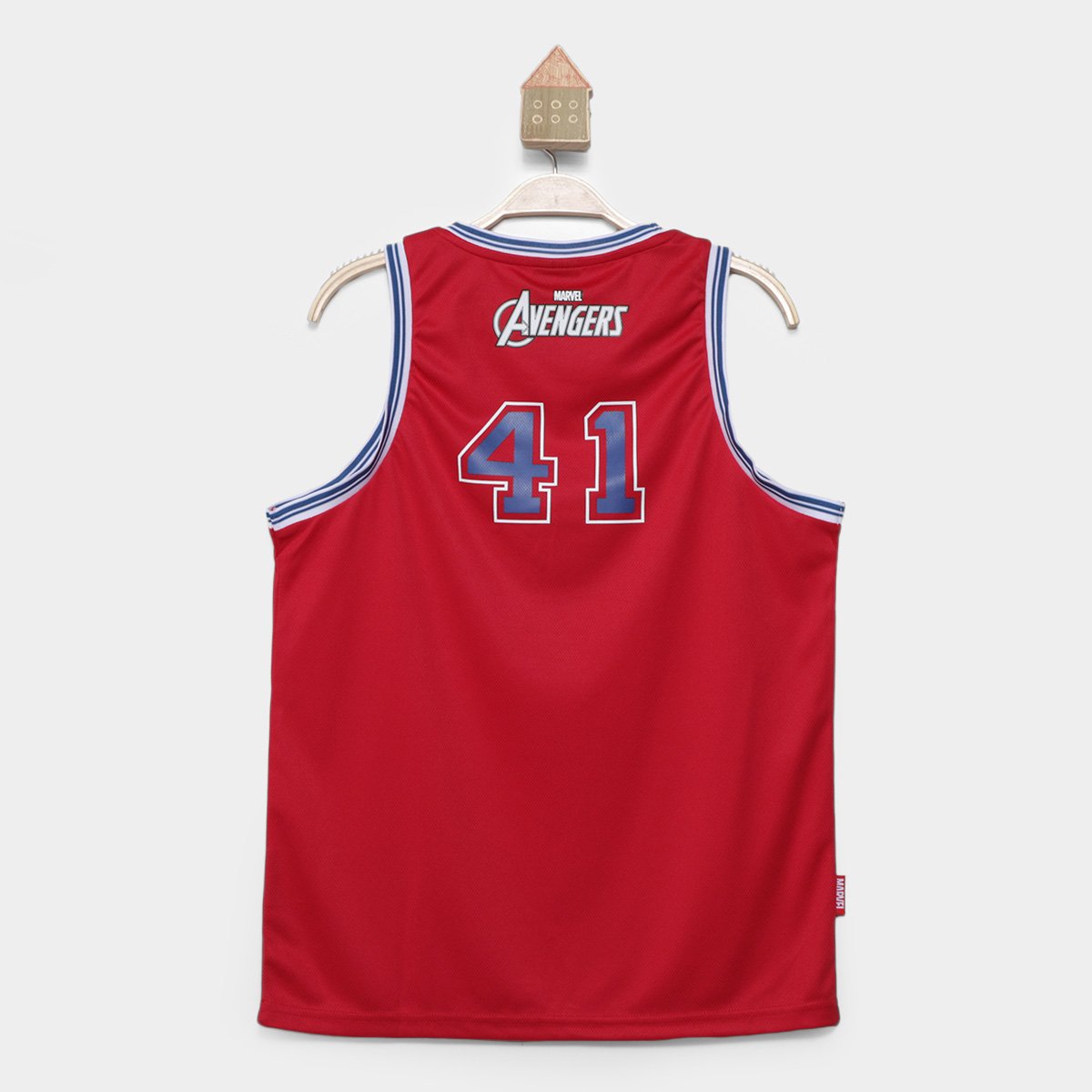 Regata Infantil Mooncity Capitão América Menino - Tam: 14A - 1