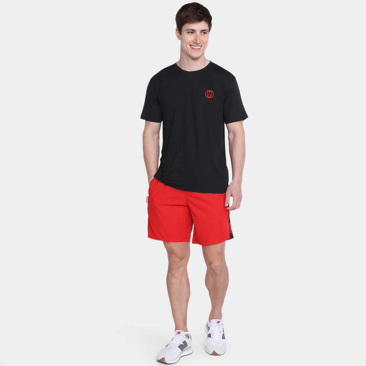 Bermuda Mooncity Marvel Tactel Masculina - Tam: P - 3