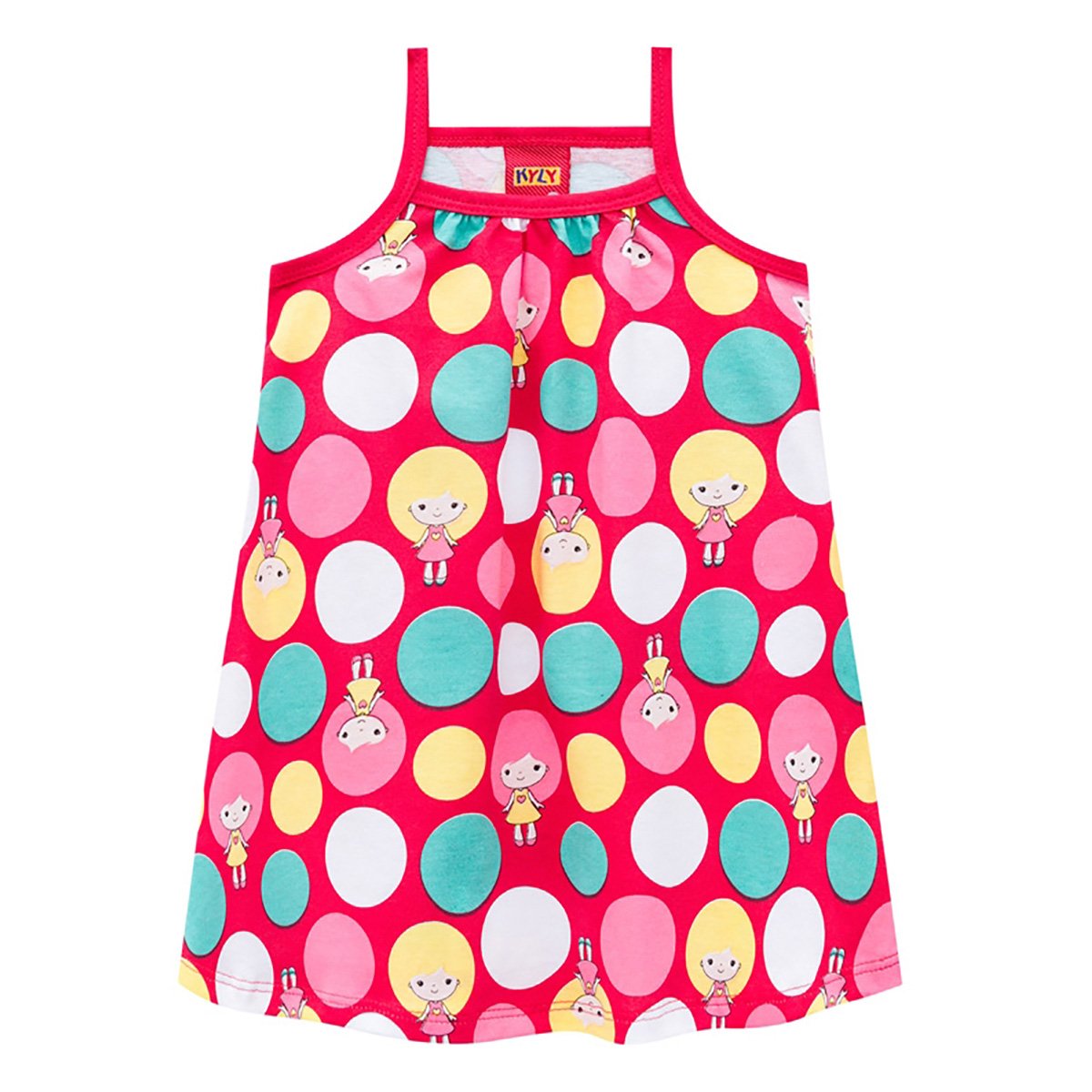 Vestido Bebê Kyly Estampado Poás