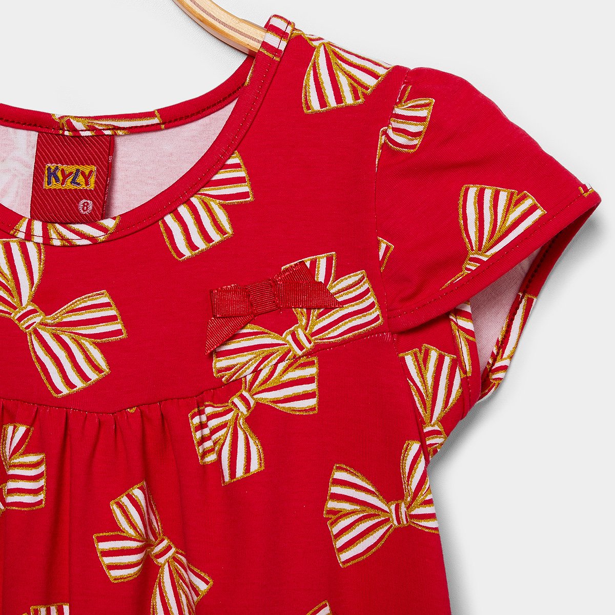 Vestido Infantil Kyly Laço Menina - Tam: 4A - 1