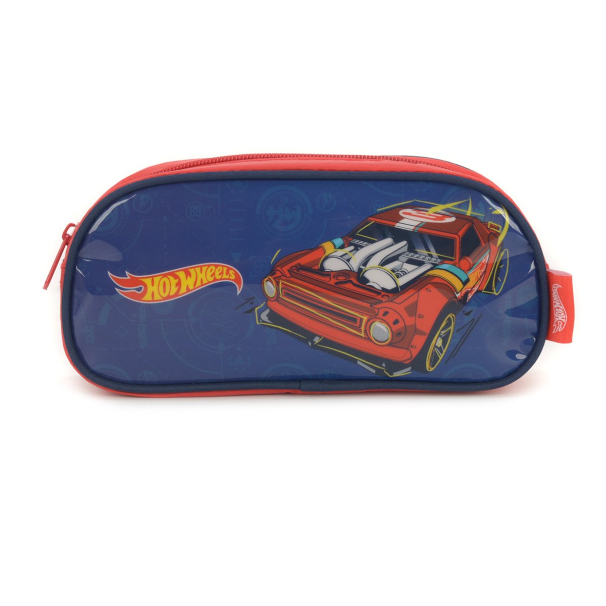 Estojo Escolar Luxcel Hot Wheels Masculino