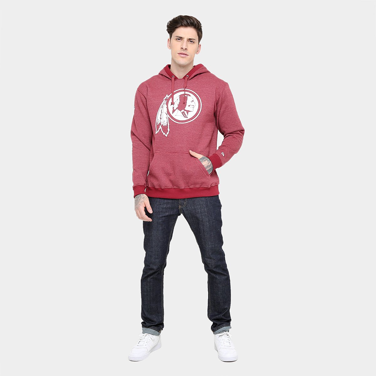 redskins moletom com capuz walmart