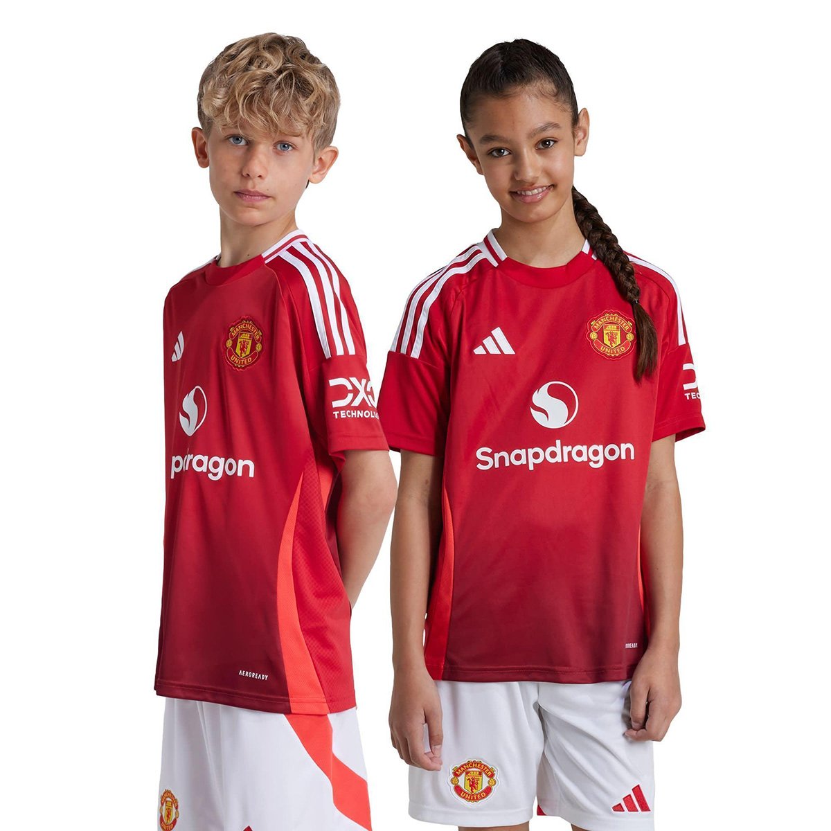 Camisa Manchester United Infantil Adidas Home Torcedor 24/25 s/n° - Tam: 7/8A - 2