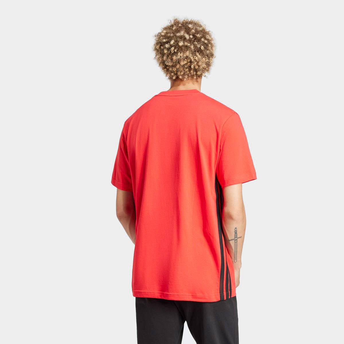 Camiseta Adidas 3 Listras Stretch Masculina - Tam: P - 1