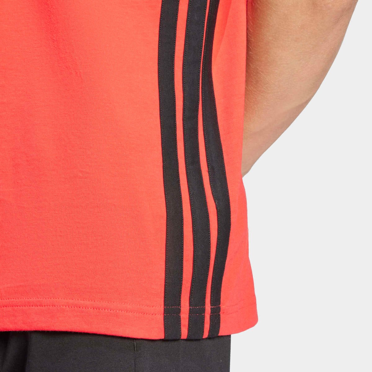Camiseta Adidas 3 Listras Stretch Masculina - Tam: P - 3