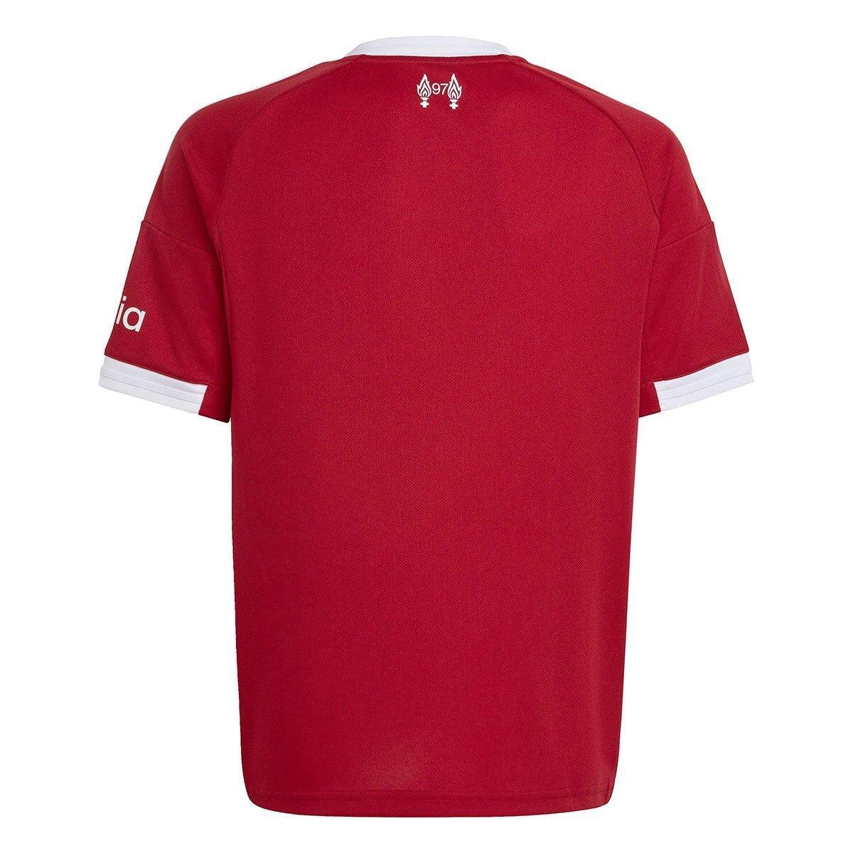 Camisa Infantil Home Liverpool 25/26 s/n Torcedor Adidas - Tam: 9/10A - 1