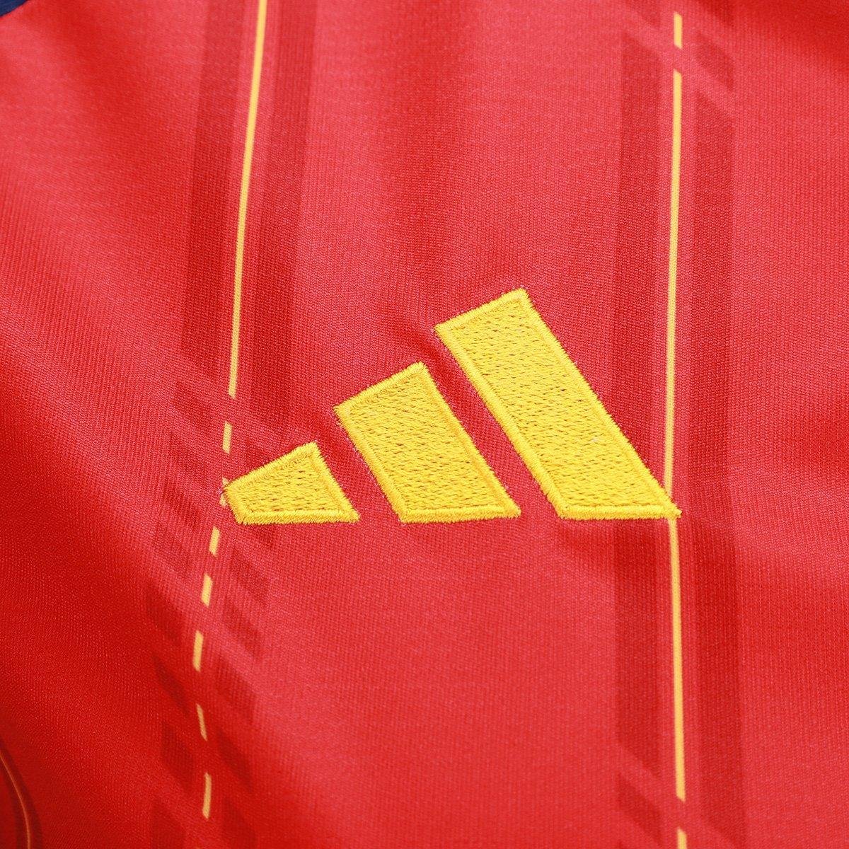 Camisa Seleção Espanha Home Torcedor 2026 s/n Adidas Feminina - Tam: P - 4