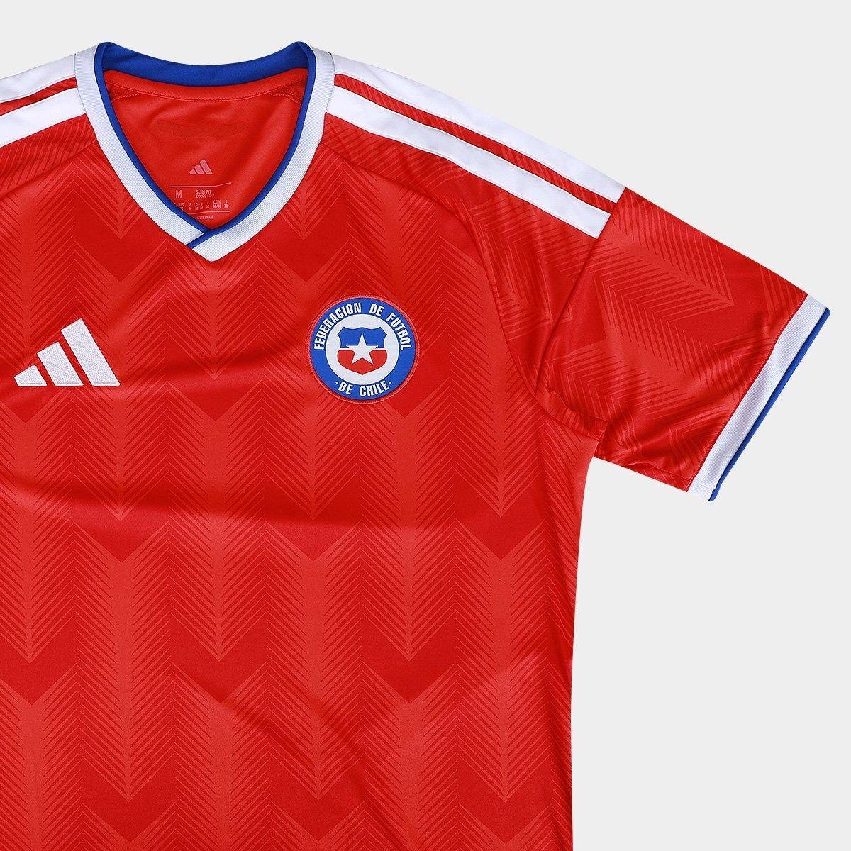 Camisa Seleção Chile Home Torcedor 2026 s/n Adidas Masculina - Tam: P - 5