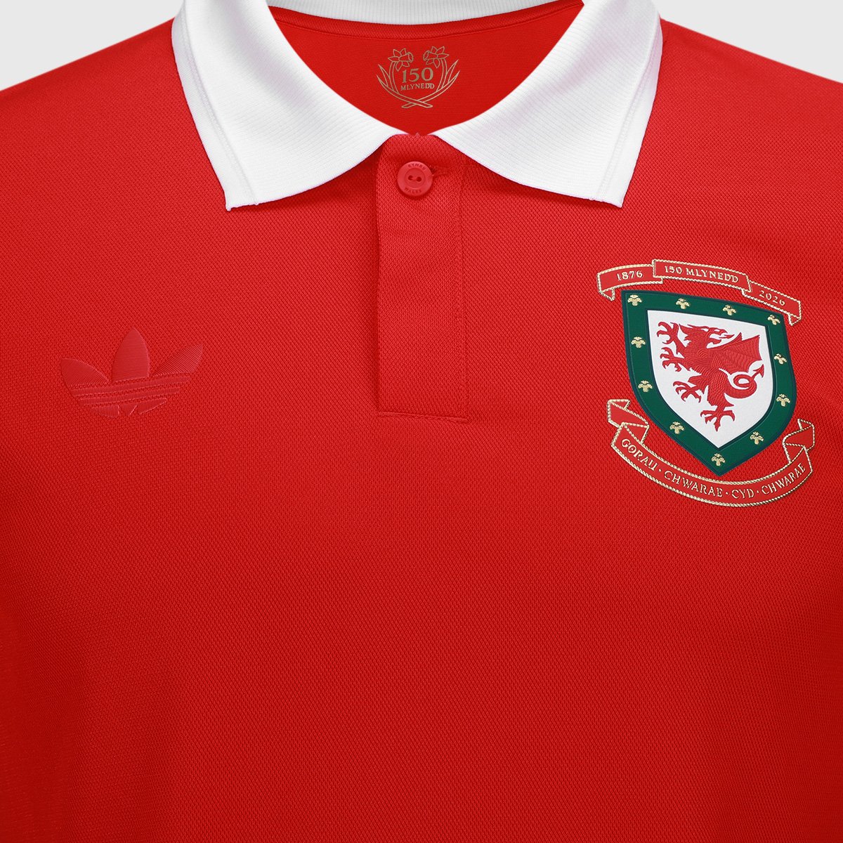 Camisa Seleção Pais De Gales 26/27 150 Torcedor Adidas Masculina - Tam: P - 2