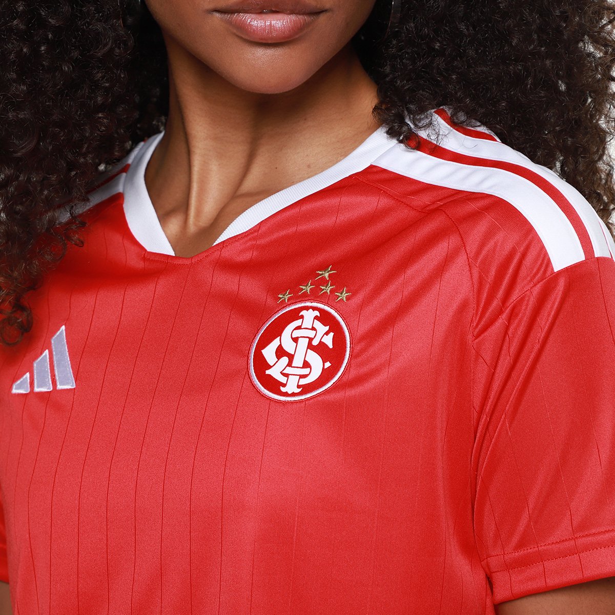 Camisa Cropped Internacional I 26/27 s/n Adidas Feminina - Tam: G - 2