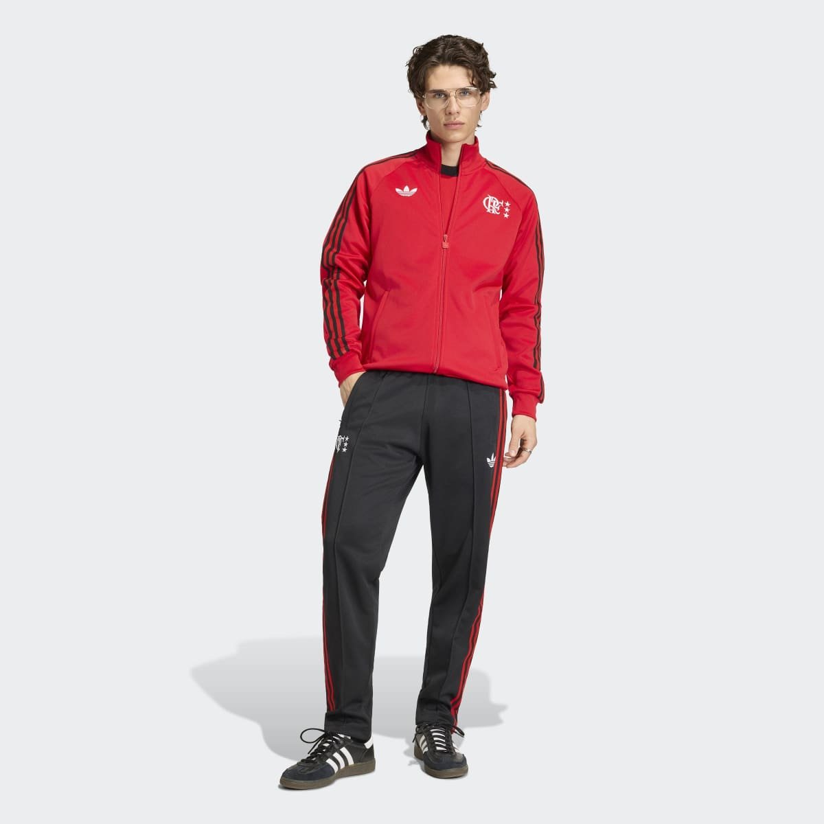 Jaqueta Flamengo Originals Adidas Masculina - Tam: P - 4