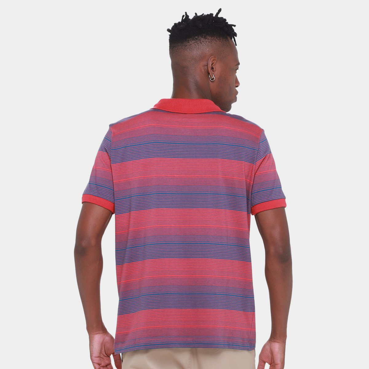 Camisa Polo Pierre Cardin Listrada Masculina - Tam: GG - 1