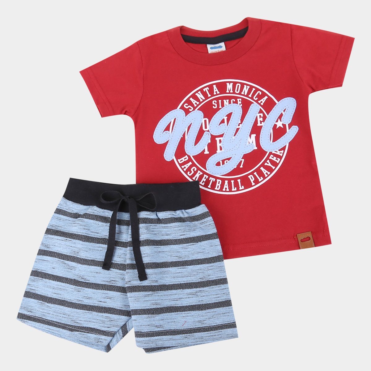 Conjunto Bebê Marlan Basketball NYC Masculino