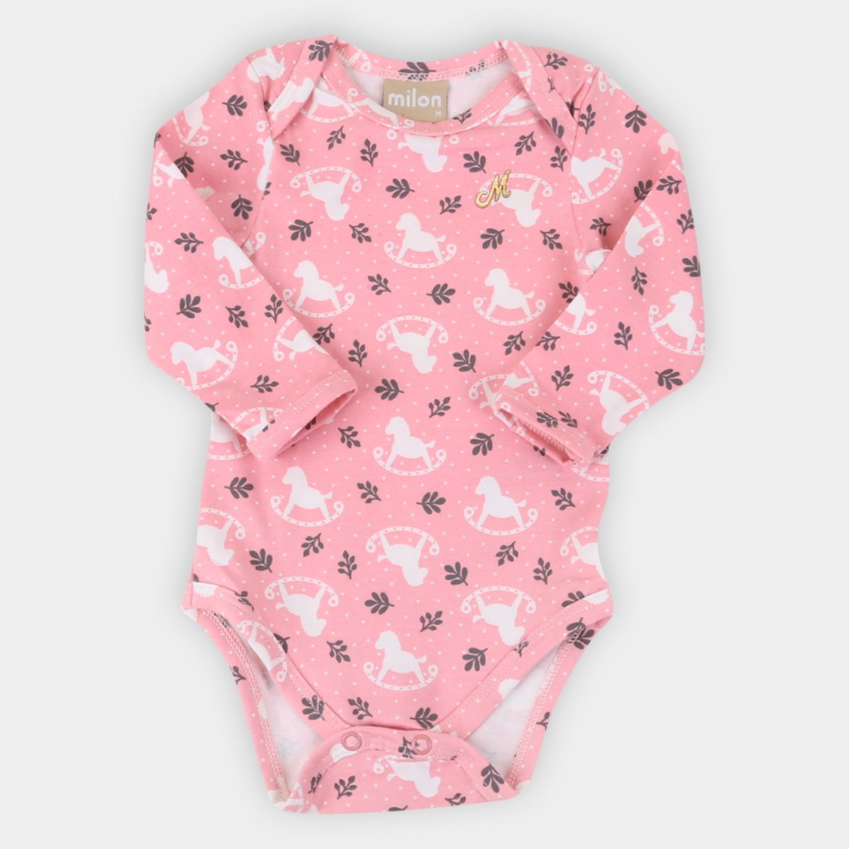 Body Bebê Milon Manga Longa Feminino