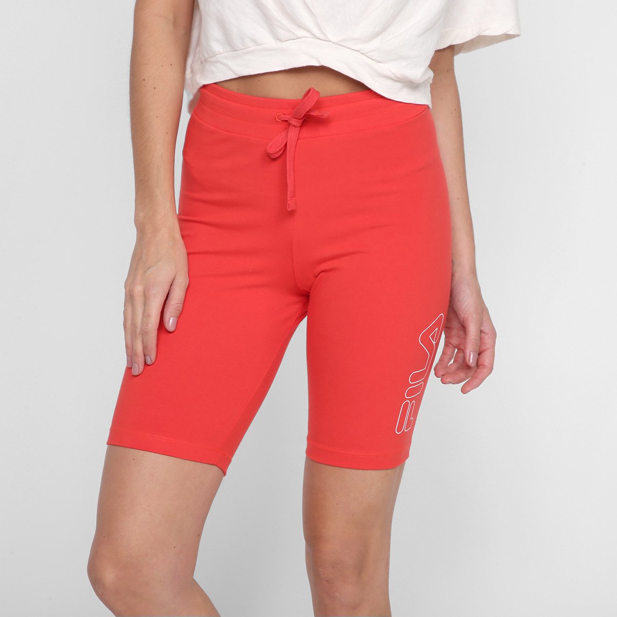 Bermuda Biker Fila Basic Outline Feminina